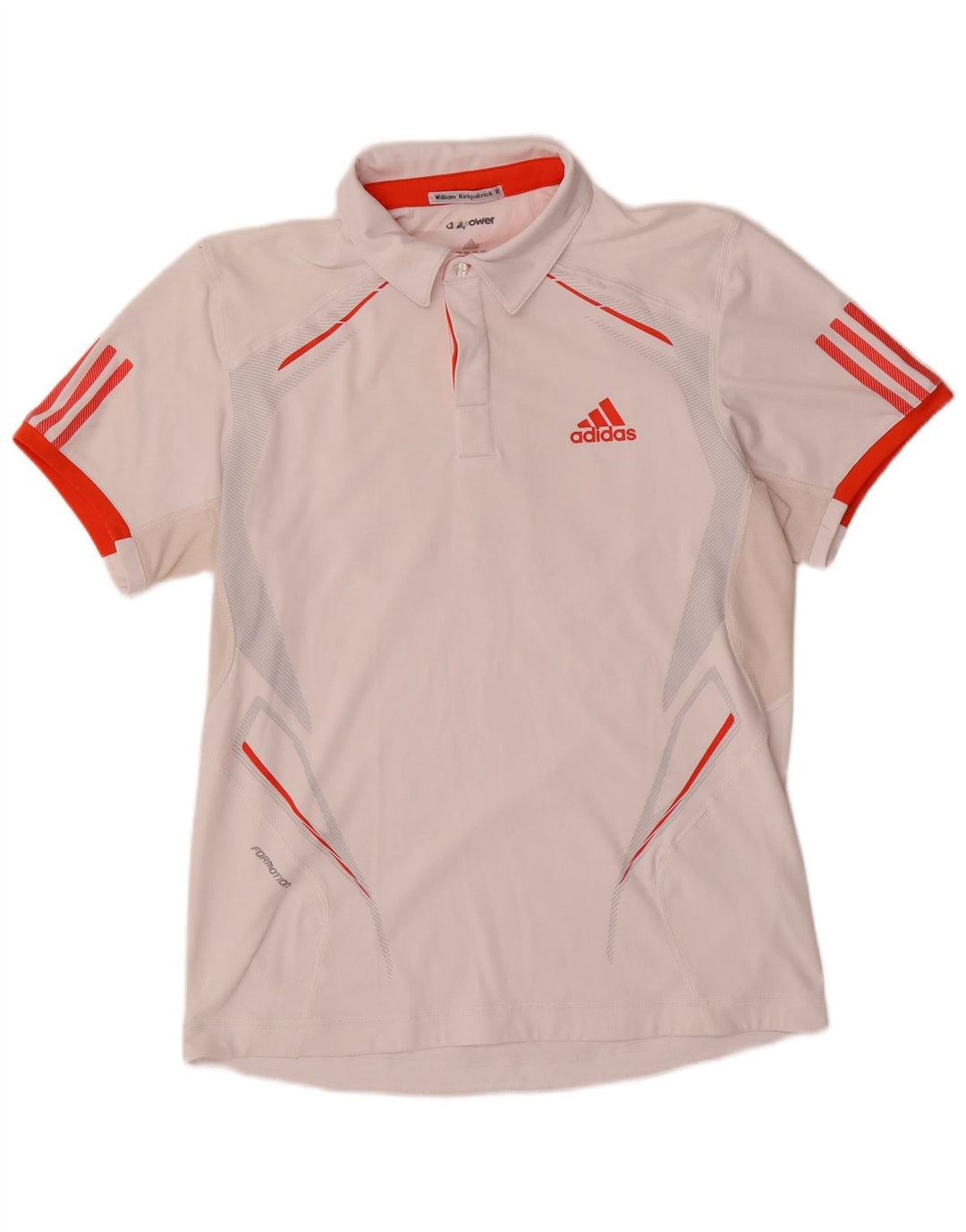 Adidas muška Climacool polo majica srednje bijele boje od poliestera
