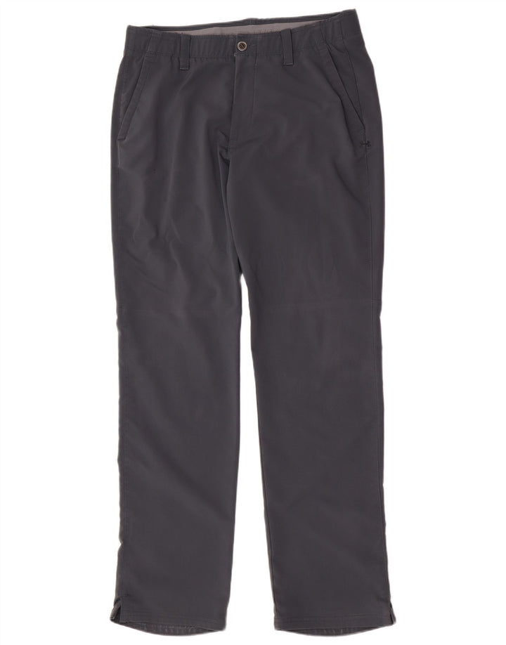 Under Armour muške obične chino hlače W34 L34 sivi poliester