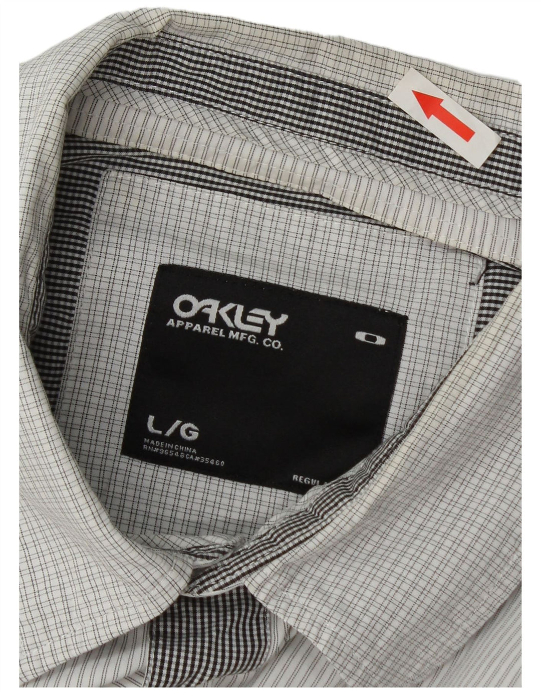 Oakley muška košulja Large White Patchwork