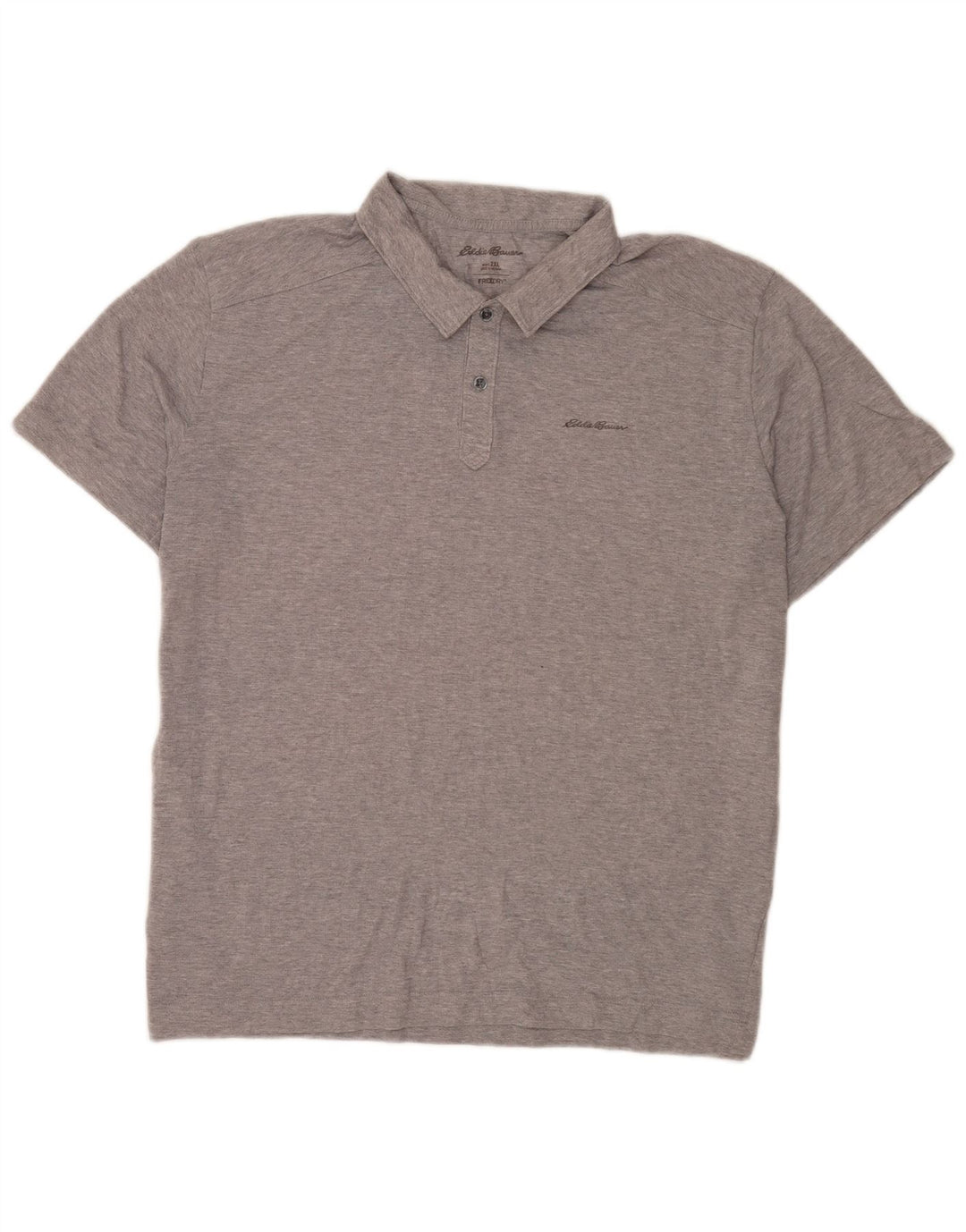 Eddie Bauer muška polo majica kratkih rukava standardnog kroja 2XL sivi poliester