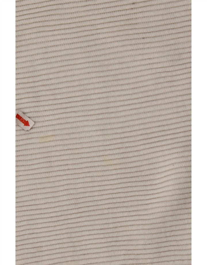 FRENCH CONNECTION Ženski džemper s veznim izrezom UK 10 Mali bijeli