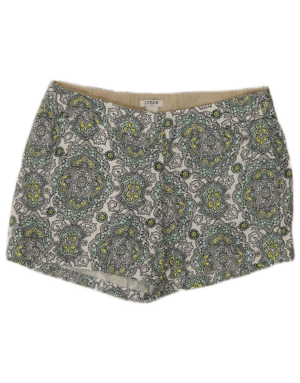 J. CREW Ženske chino kratke hlače US 2 XS W28 Raznobojni Paisley pamuk