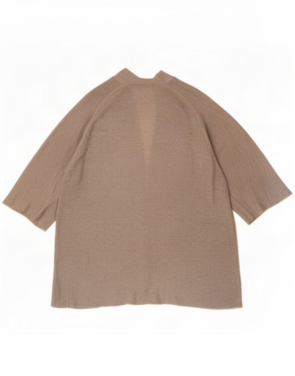 Massimo Dutti ženski džemper kratkih rukava UK 14 srednje smeđa