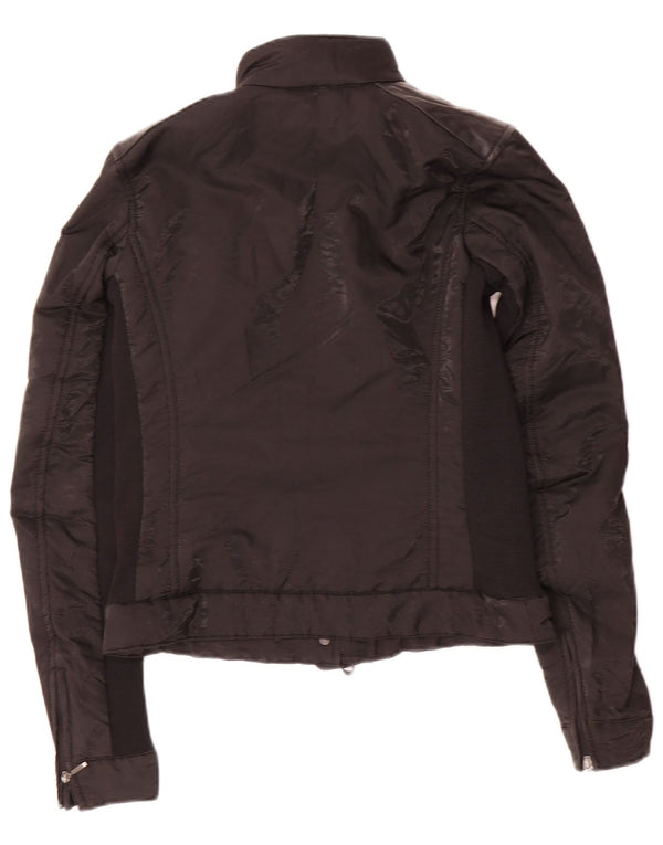Refrigiwear ženska jakna Cruz Crop Racer UK 10 mala crna polivinil