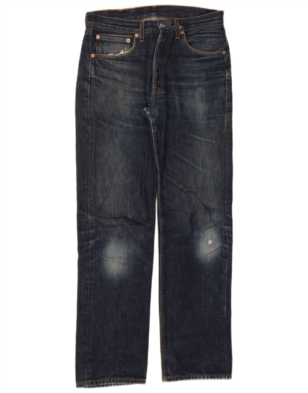 Levi's ženske 501 ravne traperice W31 L32 tamnoplave