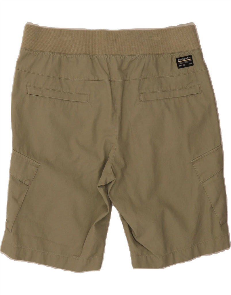 NIKE Womens Cargo Shorts Large W34 Khaki Cotton Vintage Nike and Second-Hand Nike from Messina Hembry 