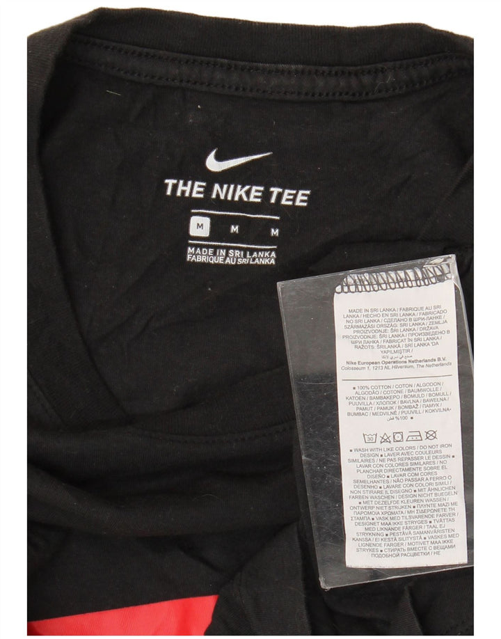 Nike Muška majica kratkih rukava srednje veličine crni pamuk