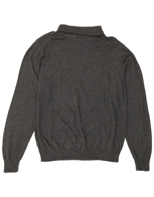 Marks & Spencer ženski pulover s rol izrezom UK 14 Large Grey
