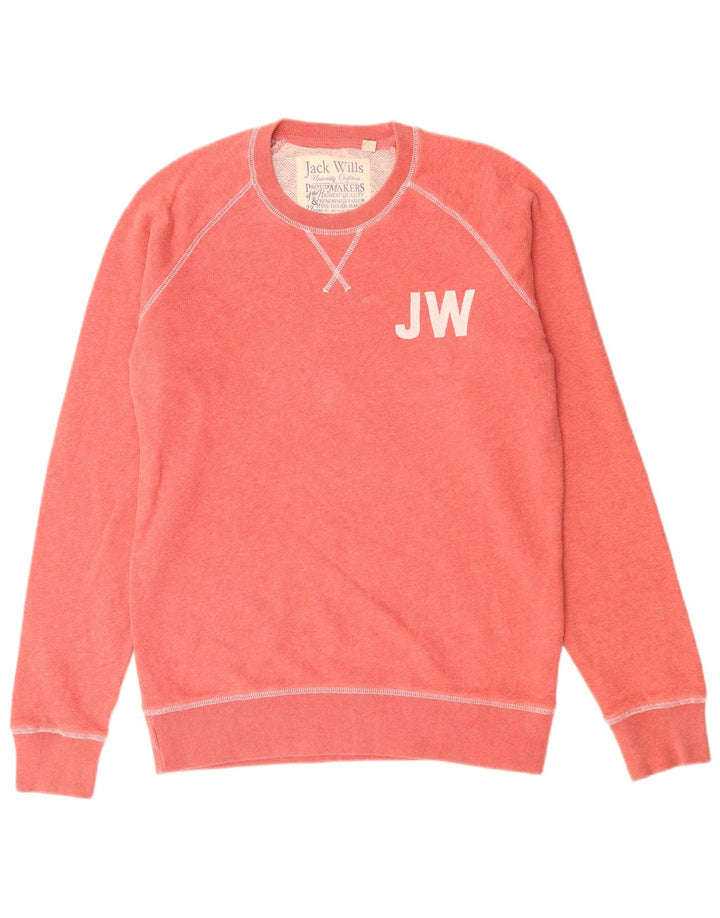 JACK WILLS Muška trenirka s grafičkim motivima Srednje crveni pamuk