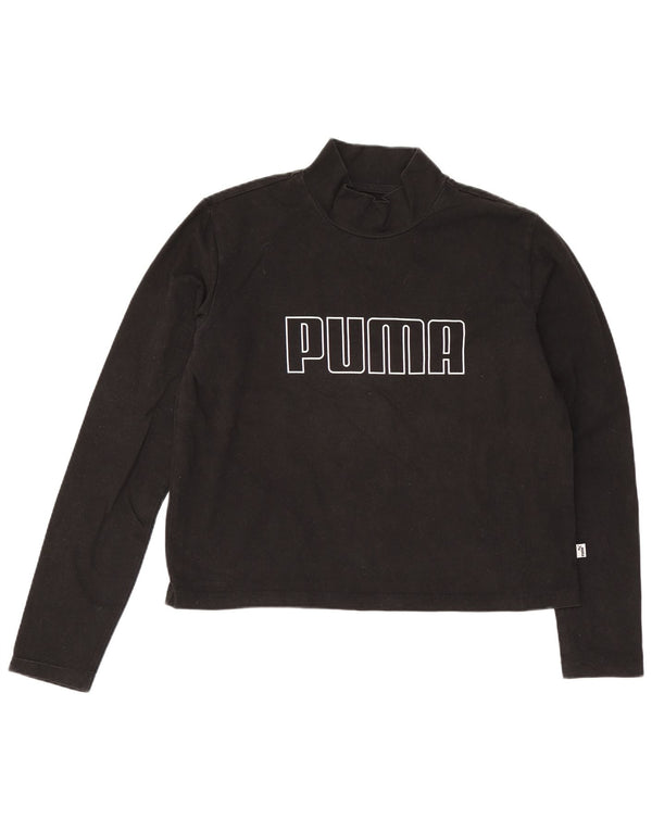Puma ženska majica dugih rukava s kratkim rukavima UK 12 srednje crna