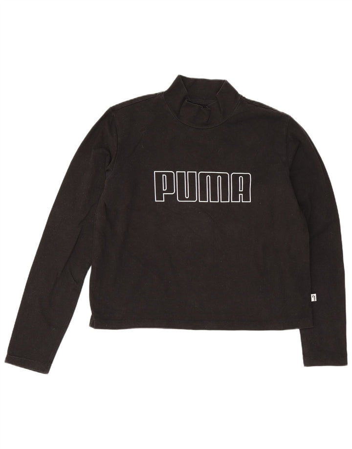 Puma ženska majica dugih rukava s kratkim rukavima UK 12 srednje crna