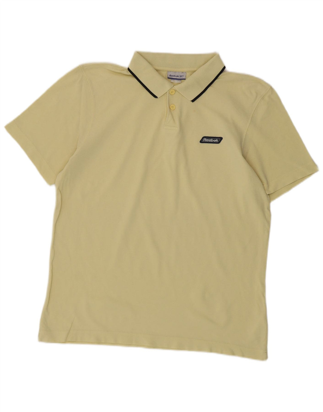 REEBOK muška polo majica Srednje žuti pamuk