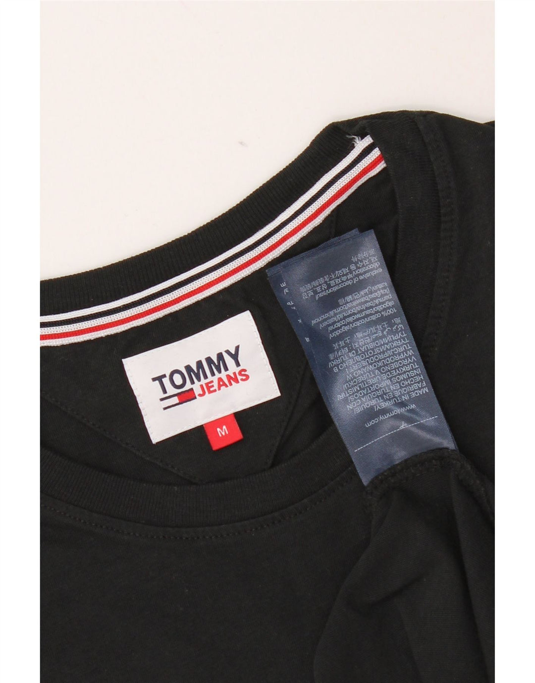 Tommy Hilfiger muška majica kratkih rukava srednji crni pamuk