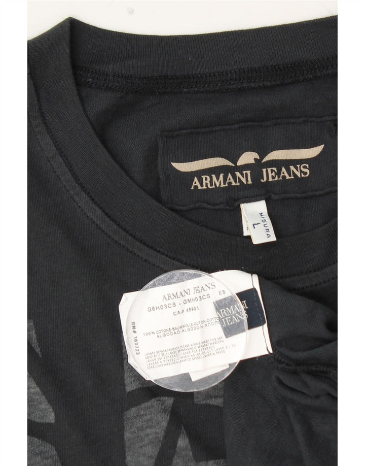 ARMANI JEANS Velika majica kratkih rukava s grafičkim motivima, velika pamučna