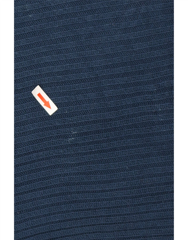 CALVIN KLEIN JEANS Veliki plavi muški džemper s okruglim izrezom s grafičkim motivima