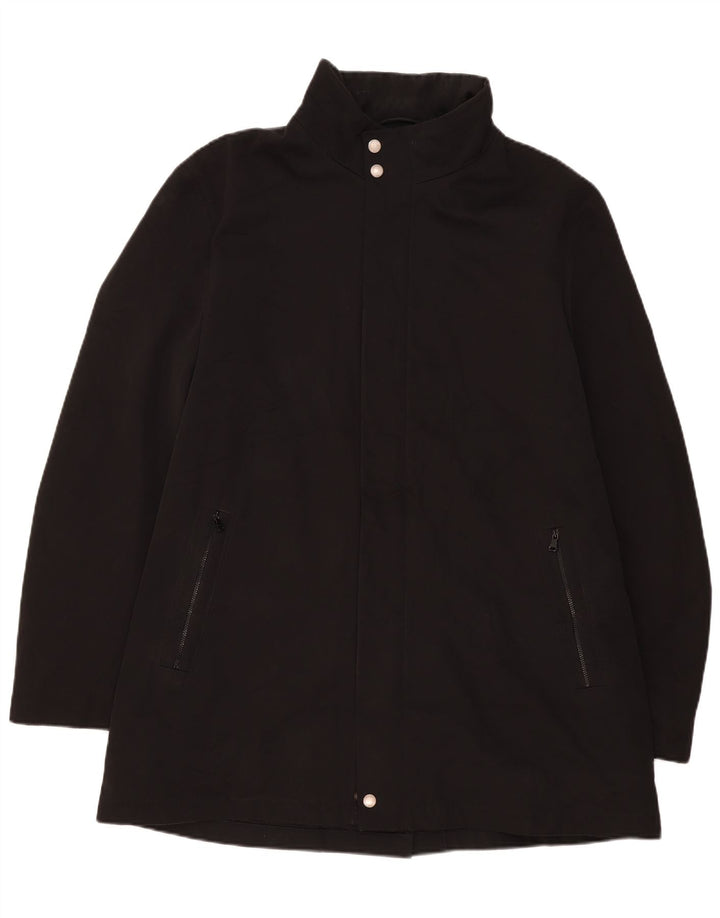 Muški kaput Hugo Boss EU 56 3XL crni poliester