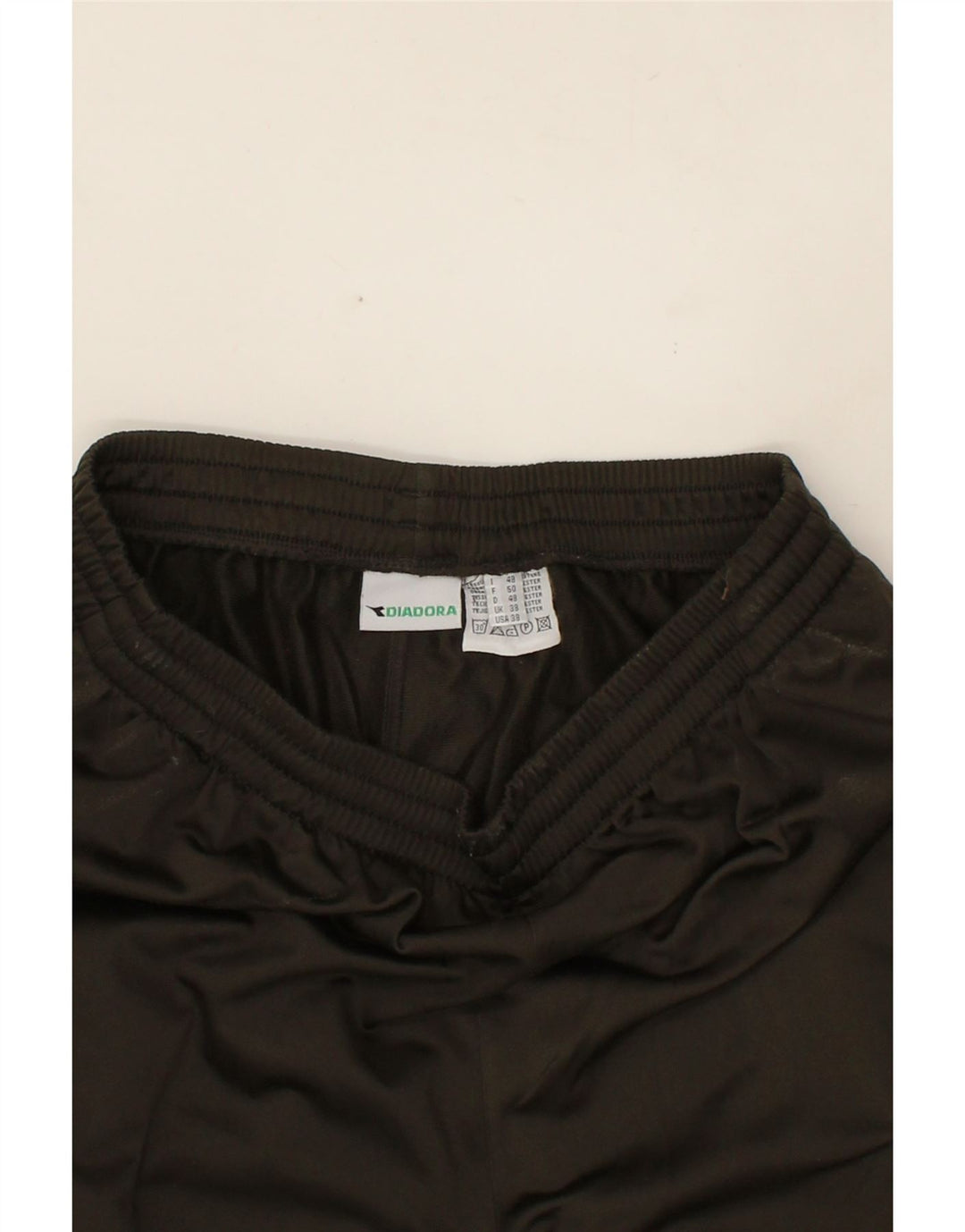 DIADORA Mens Tracksuit Trousers UK 38 Medium Black Polyester Vintage Diadora and Second-Hand Diadora from Messina Hembry 
