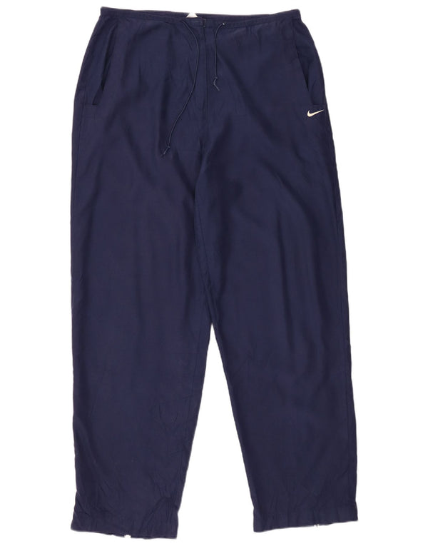 NIKE Ženske sužene ležerne hlače US 12/14 Large W32 L30 tamnoplave