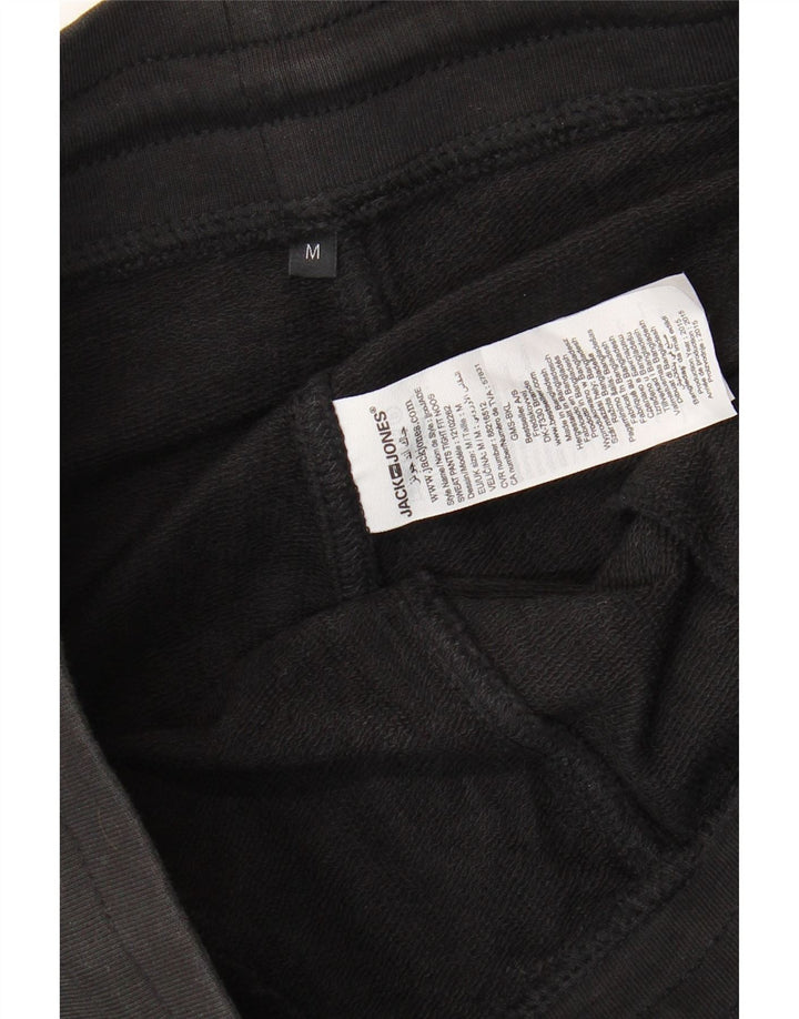 JACK & JONES Mens Tracksuit Trousers Joggers Medium  Black Cotton Vintage Jack & Jones and Second-Hand Jack & Jones from Messina Hembry 