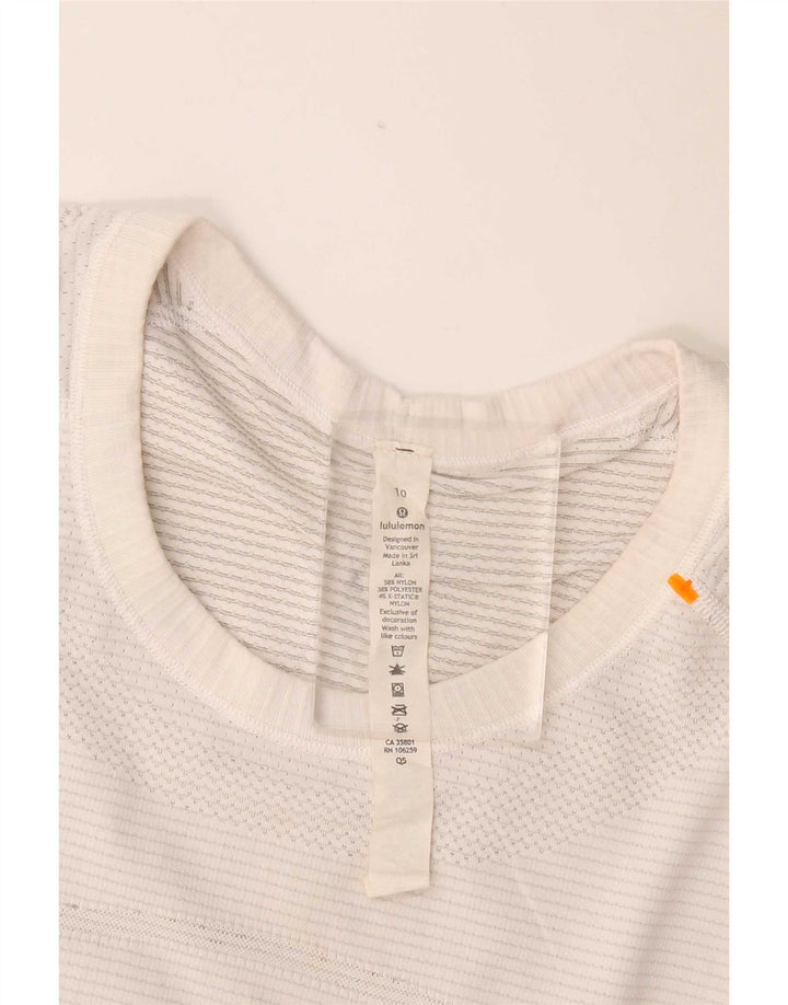 Lululemon ženska majica kratkih rukava US 10 Large White Nylon