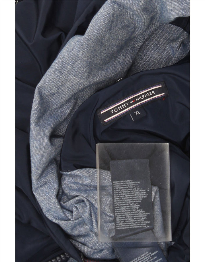 Tommy Hilfiger muška vjetrovka jakna UK 42 XL tamnoplava poliester