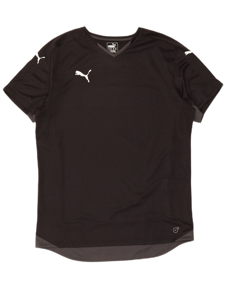 Puma muška majica kratkih rukava XL crni poliester u boji