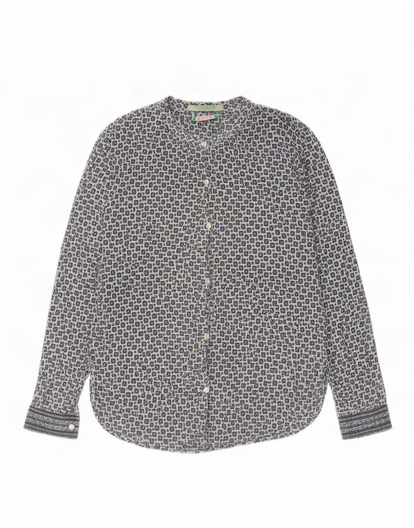 Scotch & Soda ženska prevelika košulja bluza US 1 XS plava geometrijska