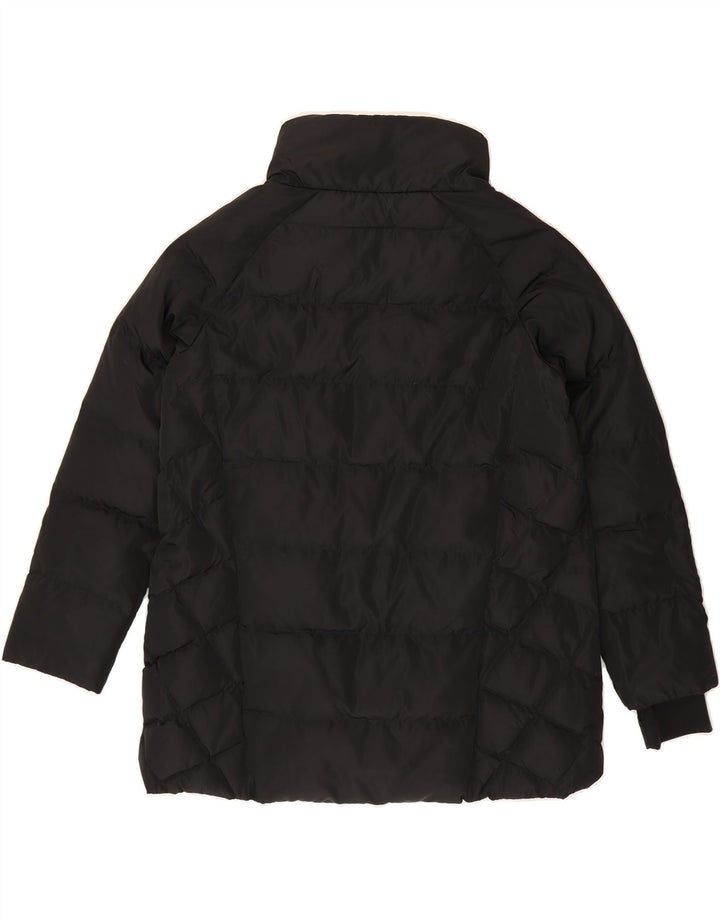 MARELLA Womens Hooded Padded Jacket UK 12 Medium  Black Polyester Vintage Marella and Second-Hand Marella from Messina Hembry 