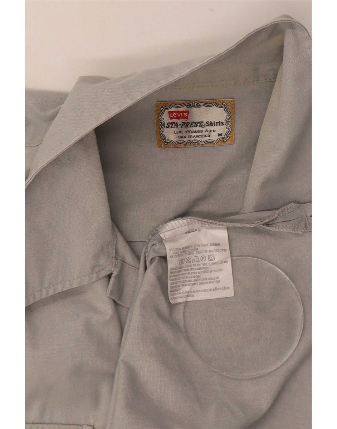 Levi's muška košulja kratkih rukava srednje sivi pamuk