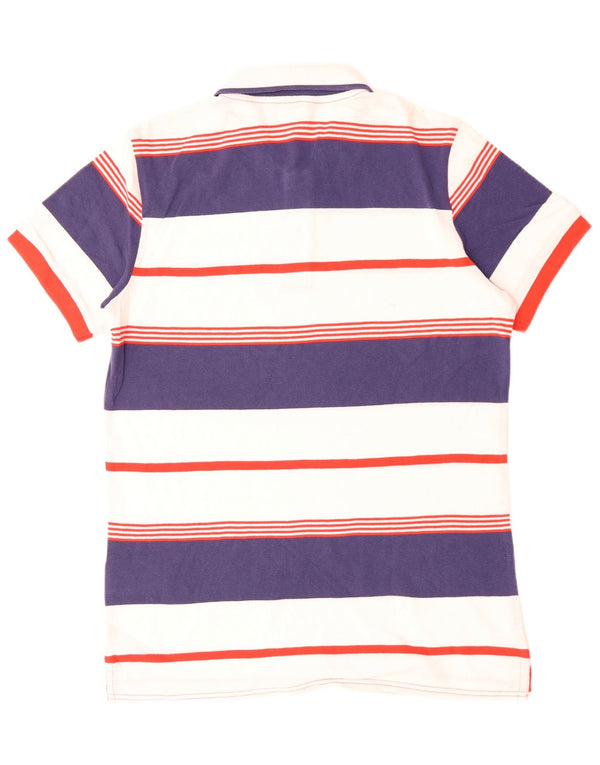 BENETTON Muška polo majica, pamuk na velike bijele pruge