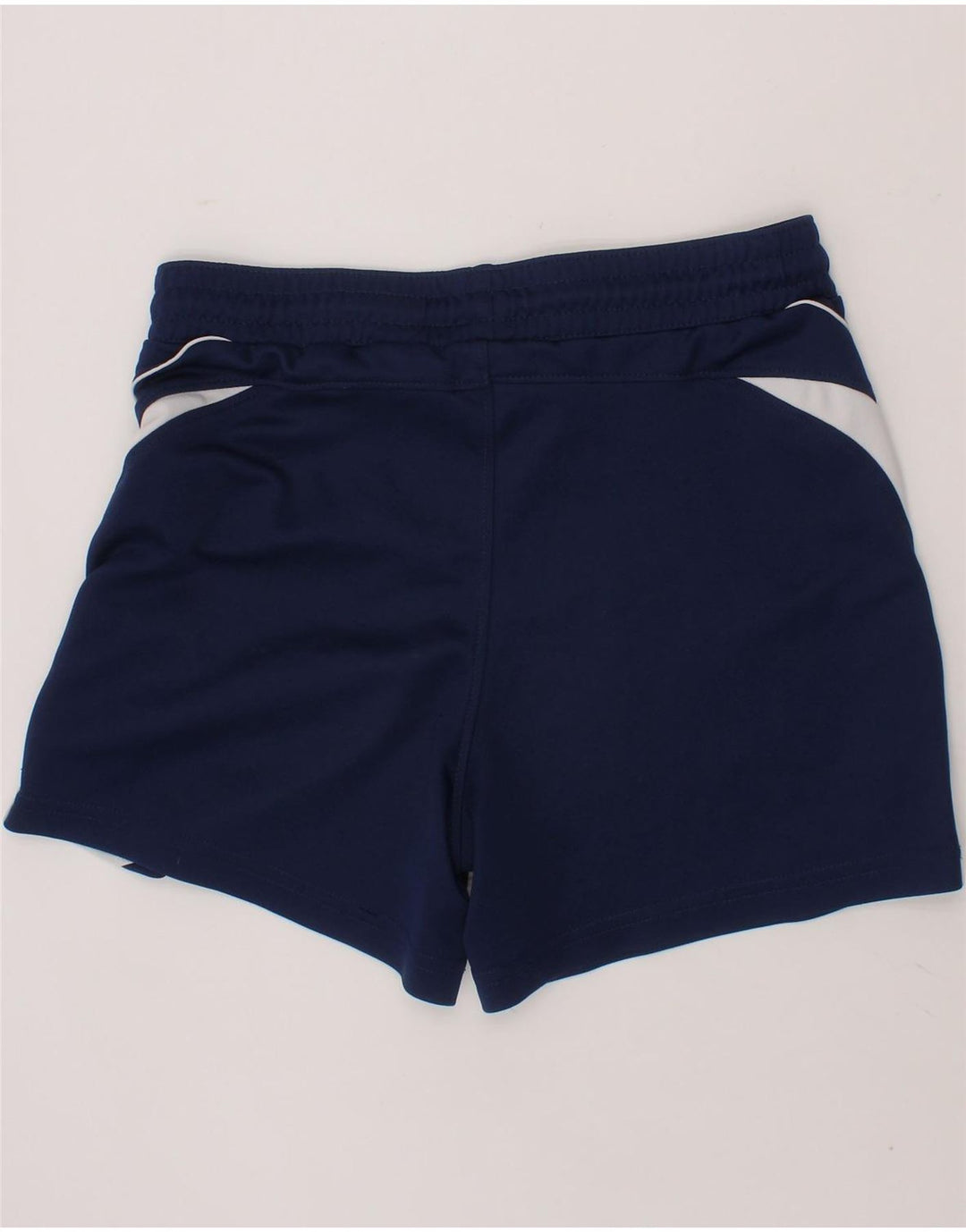 NIKE Boys Sport Shorts 8-9 Years Small  Navy Blue Colourblock Polyester Vintage Nike and Second-Hand Nike from Messina Hembry 