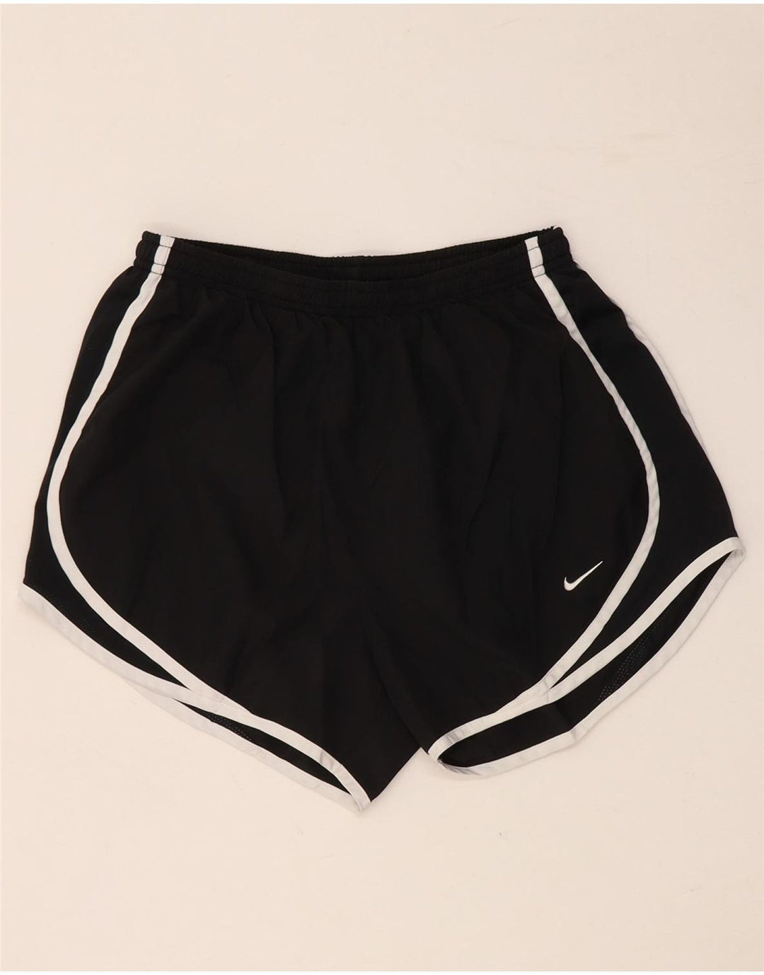 NIKE Ženske Dri Fit Sportske Kratke Hlače UK 8 Mali crni poliester