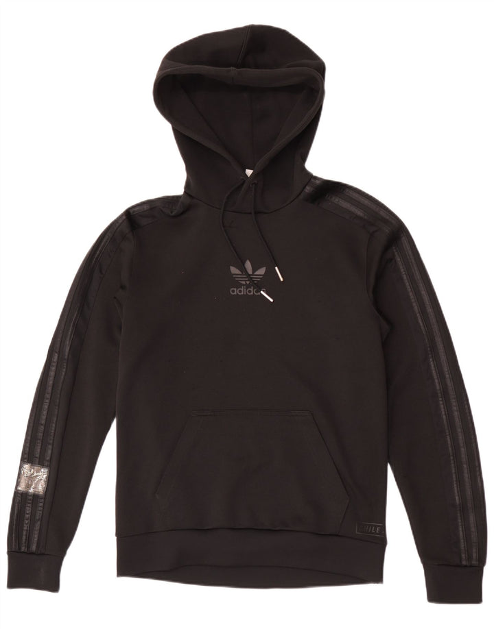 Adidas muška majica s kapuljačom XS s crnim poliesterom