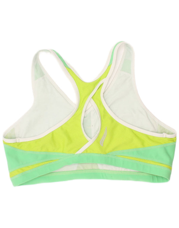 Nike Womens Dri Fit Sport Bra Top US 16/18 XL Green Polyester Sports