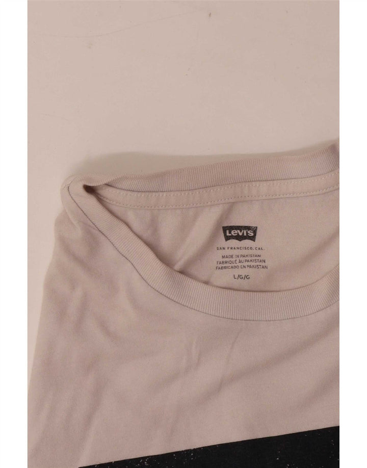Levi's muška velika bijela majica s grafičkim motivima