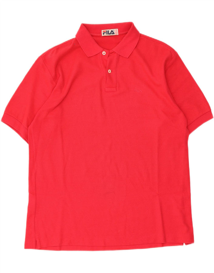Fila muška polo majica IT 48 Srednje crvena pamuk
