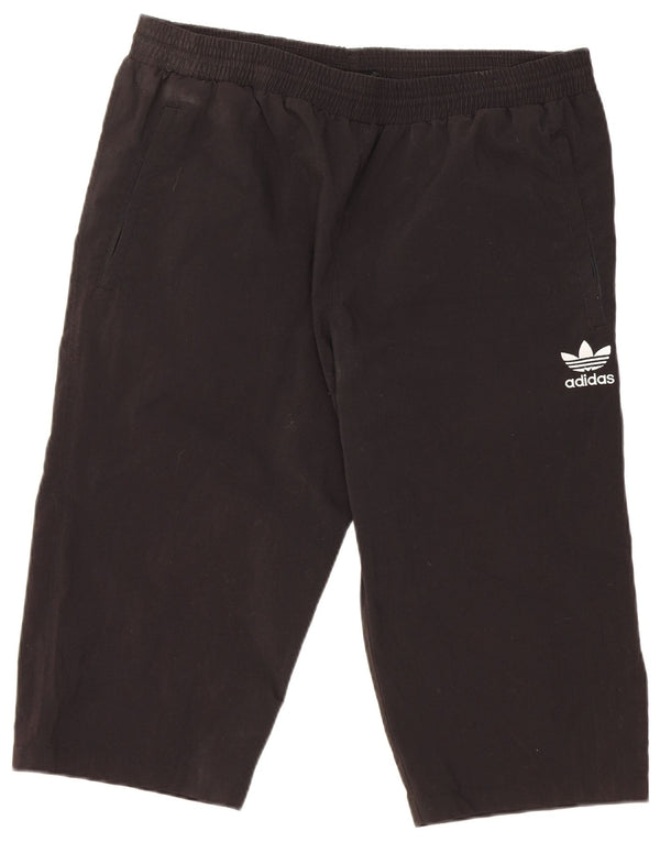 Adidas muške kratke sportske kratke hlače bermuda veliki crni poliester