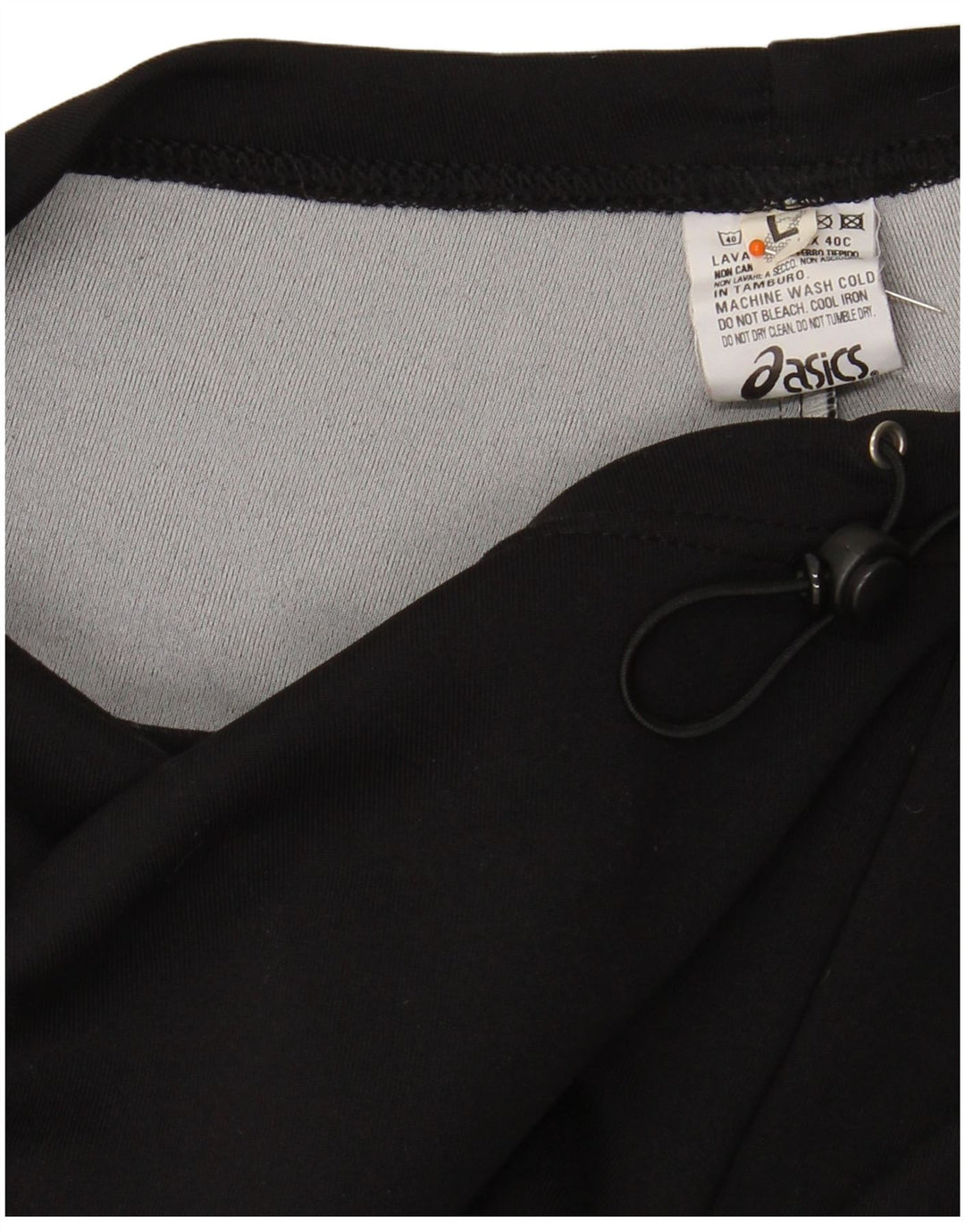 OASIS Ženske široke hlače od trenirke Large W32 L28 crni poliamid