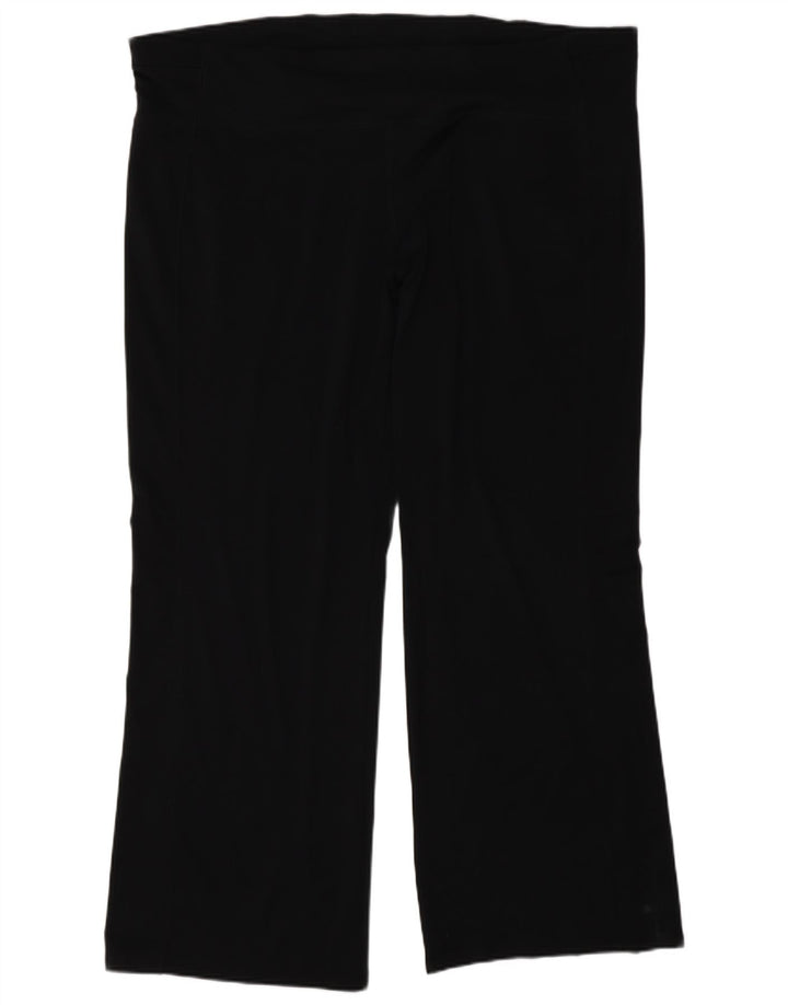 Marks & Spencer ženske hlače za trenirku UK 22 3XL crni poliester