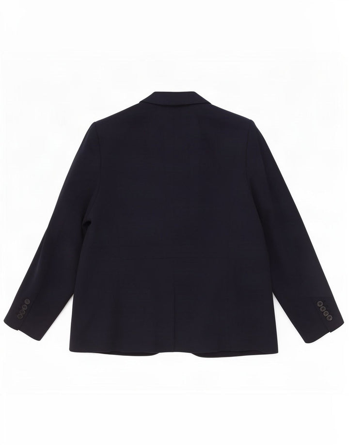 Marks & Spencer Ženska jakna sako s 1 gumbom UK 22 3XL tamnoplavi poliester