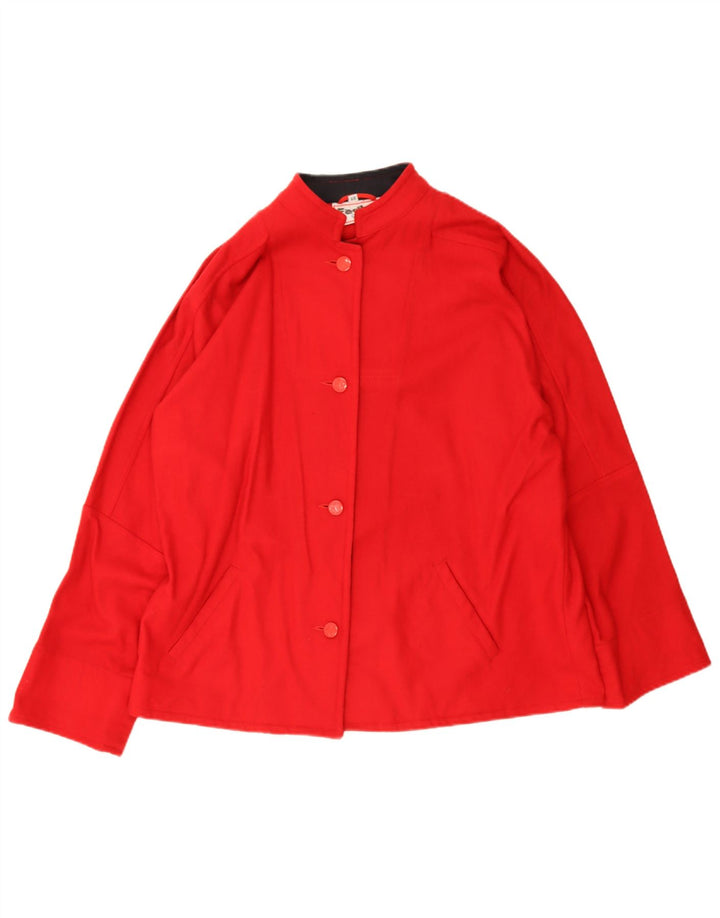 Faciba ženska prevelika bomber jakna IT 48 XL crvena vuna