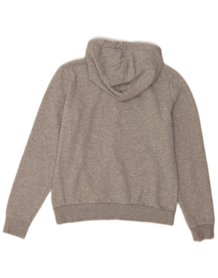 Puma ženska majica s kapuljačom s kapuljačom UK 12 Medium Grey Flected Polyester