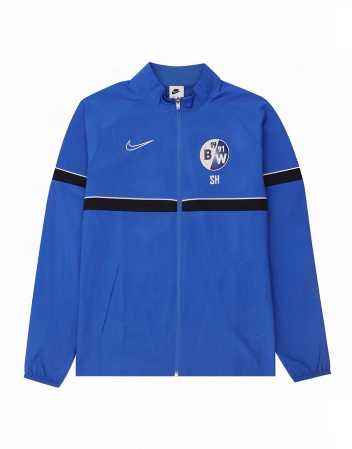 Nike Dri Fit Graphic gornja jakna trenirke srednje plave boje