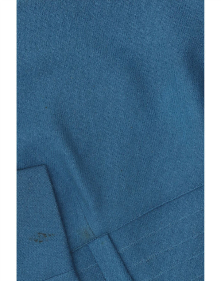 VINTAGE ženska haljina s plaštom 3/4 rukava UK 12 srednje plava