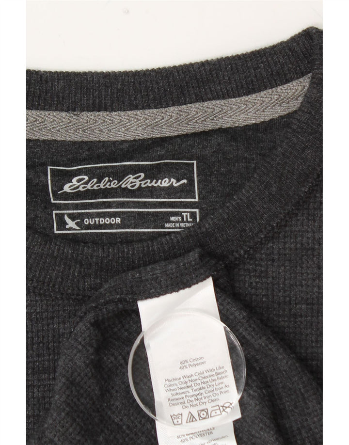 EDDIE BAUER Muška majica dugih rukava, veliki sivi pamuk