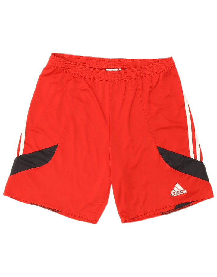 Adidas muške Climalite sportske kratke hlače srednje crvene boje od poliestera