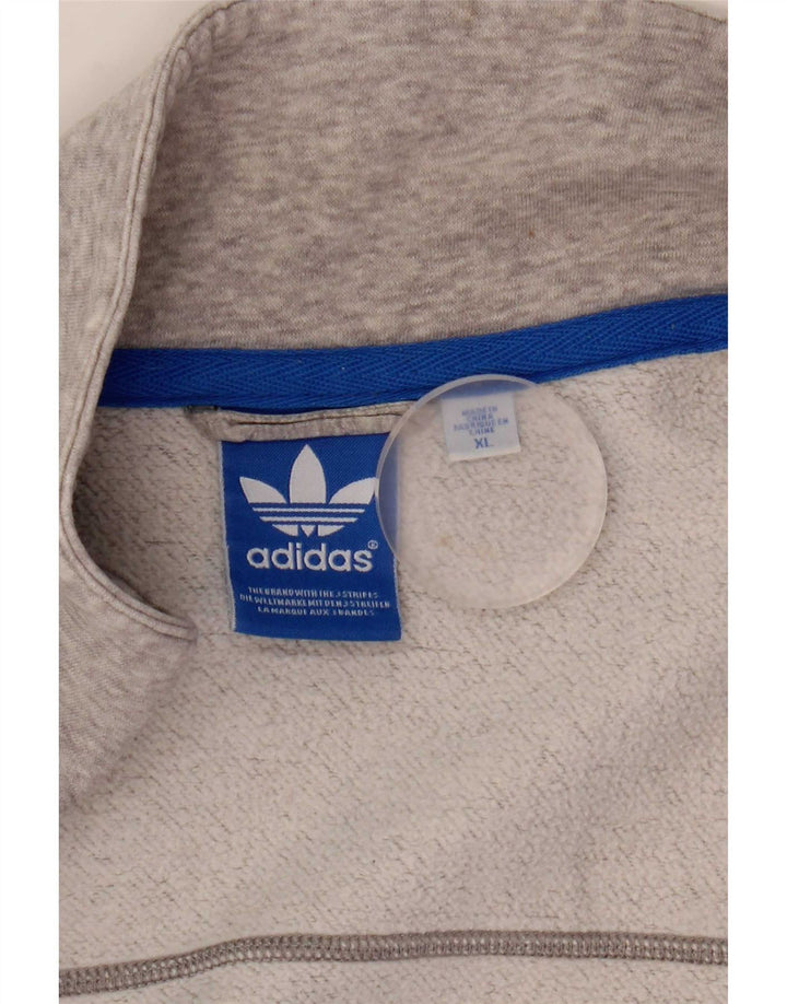 Adidas muška trenirka gornja jakna XL sivi flekasti pamuk