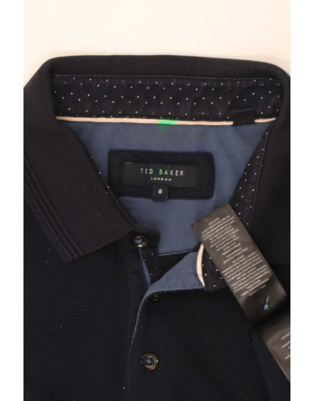 Ted Baker muška polo majica veličina 6 2XL tamnoplavi pamuk