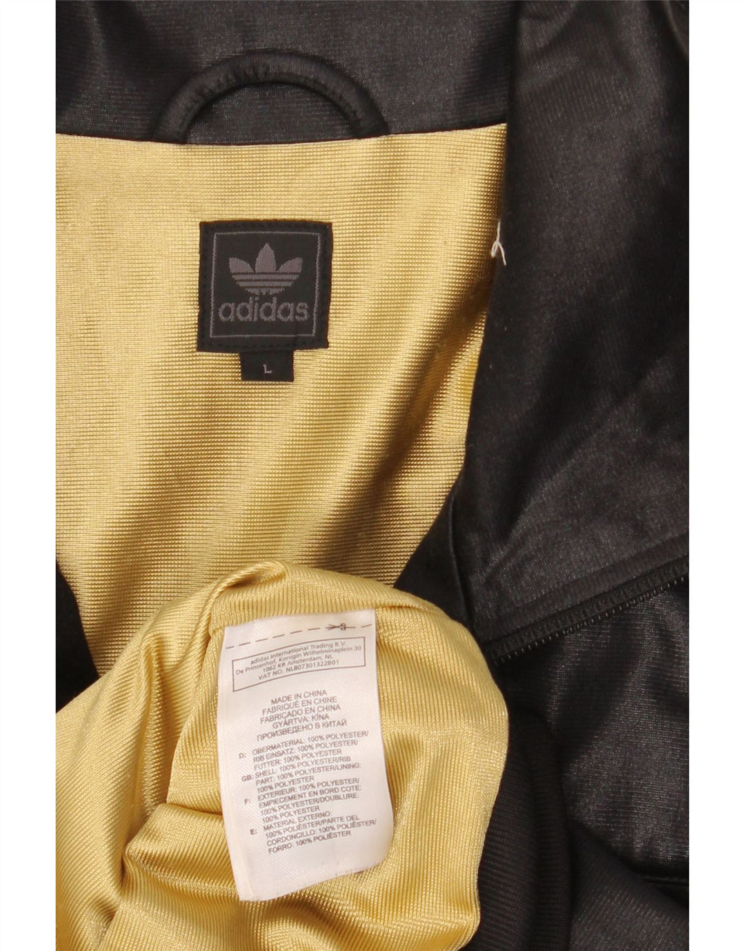 Adidas muška trenirka Chile 62 Graphic Gornja jakna velika crna na pruge