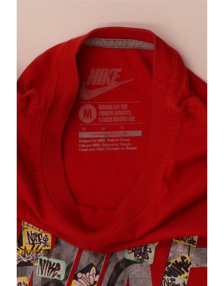 Nike Muška majica s kratkim rukavima Regular Fit srednje crvene boje